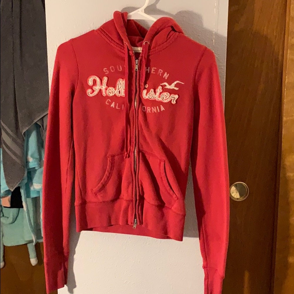 Hollister zip up jacket